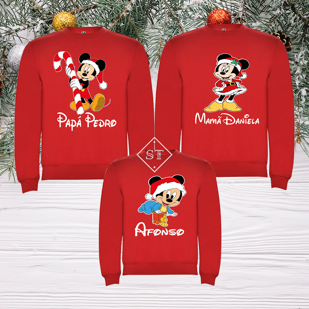 Sudadera navideña de Mickey - Mamá
